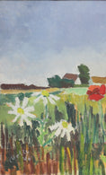Load image into Gallery viewer, Vintage Mid Century Original Landscape Oil Painting from Sweden