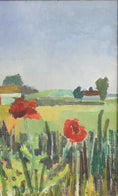Load image into Gallery viewer, Vintage Mid Century Original Landscape Oil Painting from Sweden