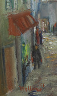 Load image into Gallery viewer, Vintage Art Room European Original street Scene Oil Painting