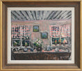 Load image into Gallery viewer, Vintage Mid Century Interior Oil Painting from Sweden