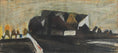 Load image into Gallery viewer, Original Vintage Art Room Farmhouse Painting from Sweden 1955