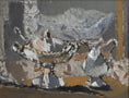 Load image into Gallery viewer, Mid Century Vintage Still Life Oil Painting