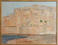 Load image into Gallery viewer, Vintage Art Room Original Coastal Oil Painting from Sweden