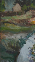 Load image into Gallery viewer, Mid Century Orignal Garden Painting from Sweden