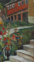 Load image into Gallery viewer, Mid Century Orignal Garden Painting from Sweden