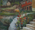Load image into Gallery viewer, Mid Century Orignal Garden Painting from Sweden