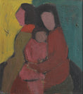 Load image into Gallery viewer, Vintage Art Room Original Oil Painting from Sweden