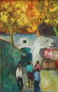Load image into Gallery viewer, Mid Century Original Framed Oil Painting from Sweden