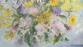 Load image into Gallery viewer, Original Vintage Fine Art Floral Oil Painting from Sweden