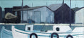 Load image into Gallery viewer, Stunning Original Mid Century Harbor Oil Painting from Sweden