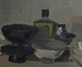 Load image into Gallery viewer, Mid Century Original Still Life Painting from Sweden 1956