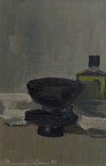 Load image into Gallery viewer, Mid Century Original Still Life Painting from Sweden 1956