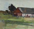 Load image into Gallery viewer, Vintage Art Room Sweden Original Farmhouse Oil Painting