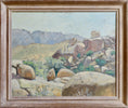 Load image into Gallery viewer, Vintage Art Room Mid Century Original Landscape Oil Painting