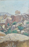 Load image into Gallery viewer, Vintage Art Room Mid Century Original Landscape Oil Painting
