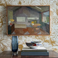 Load image into Gallery viewer, Vintage Art Room Original Artist Atelier Painting from Sweden