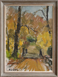 Load image into Gallery viewer, Vintage Original Landscape Oil Painting By H Cardell Sweden