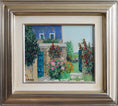 Load image into Gallery viewer, Vintage Art Room Original Garden Oil Painting from Sweden