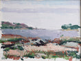 Load image into Gallery viewer, Vintage Art Room Original Coastal Oil Painting from Sweden