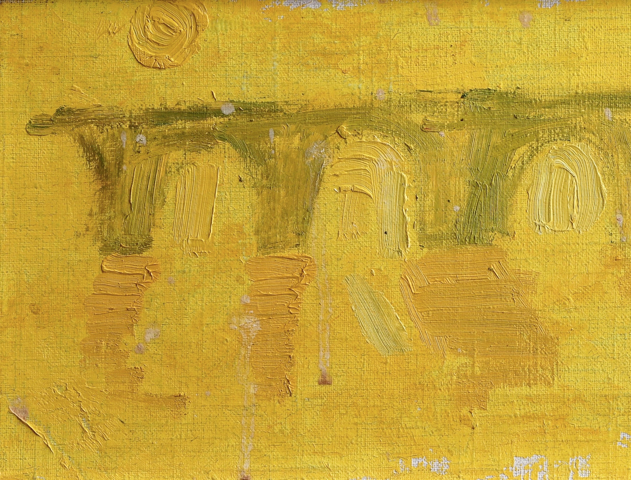Mid Century  Vintage Oil Painting by G Fogler From Sweden