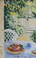 Load image into Gallery viewer, Vintage Art room Garden Landscape From Sweden EH Jacobsson