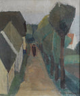 Load image into Gallery viewer, Mid Century Vintage Art Room Original Oil Painting from Sweden