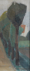 Load image into Gallery viewer, Mid Century Vintage Art Room Original Oil Painting from Sweden