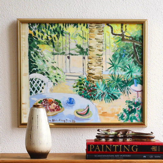 Vintage Art room Garden Landscape From Sweden EH Jacobsson