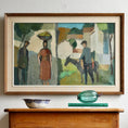 Load image into Gallery viewer, Mid Century Vintage Art Room Original Oil Painting from Sweden 1958