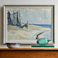 Load image into Gallery viewer, Vintage Art Original Coastal Oil Painting From Sweden