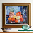 Load image into Gallery viewer, Vintage Art Mid Century Colorful Still Life Oil Painting Sweden