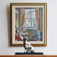 Load image into Gallery viewer, Mid Century Original Interior Oil Painting From Sweden