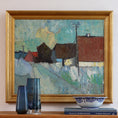 Load image into Gallery viewer, Vintage Art Room Original Coastal Oil Painting From Sweden