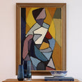 Load image into Gallery viewer, Vintage Mid Century Figurative Oil Painting From Sweden