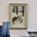 Load image into Gallery viewer, Mid Century Original Winter Landscape Oil Painting from Sweden
