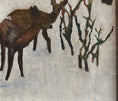 Load image into Gallery viewer, Mid Century Original Winter Landscape Oil Painting from Sweden