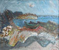 Load image into Gallery viewer, Original Vintage Mid Century Coastal Landscape Oil Painting from Sweden