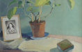 Load image into Gallery viewer, Mid Century Original Interior Oil Painting from Sweden 1945
