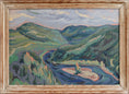 Load image into Gallery viewer, Mid Century Vintage Art Landscape Oil Painting From Sweden