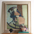 Load image into Gallery viewer, Original Vintage Mid Century Figurative Painting From Sweden