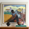 Load image into Gallery viewer, Vintage Art Room Mid Century Original Oil Painting By GS Malm from Sweden