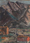 Load image into Gallery viewer, Vintage Original Coastal Oil Painting of Lofoten From Sweden
