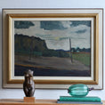Load image into Gallery viewer, Mid Century Vintage Art Room Landscape Oil Painting 1952