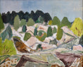 Load image into Gallery viewer, Vintage Art Original Mid Century Landscape Oil Painting from Sweden