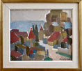 Load image into Gallery viewer, Vintage Art Room Original Coastal Oil Painting from Sweden