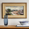 Load image into Gallery viewer, Vintage Mid Century Original Landscape Oil Painting from Sweden