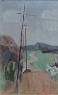 Load image into Gallery viewer, Mid Century Vintage Original Landscape from Sweden