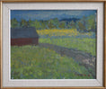 Load image into Gallery viewer, Vintage Art Original Farmhouse Landscape Painting from Sweden