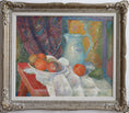 Load image into Gallery viewer, Mid Century Vintage Original Colorful Still Life Oil Painting from Sweden