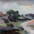 Load image into Gallery viewer, Vintage Mid Century Original Landscape Oil Painting from Sweden